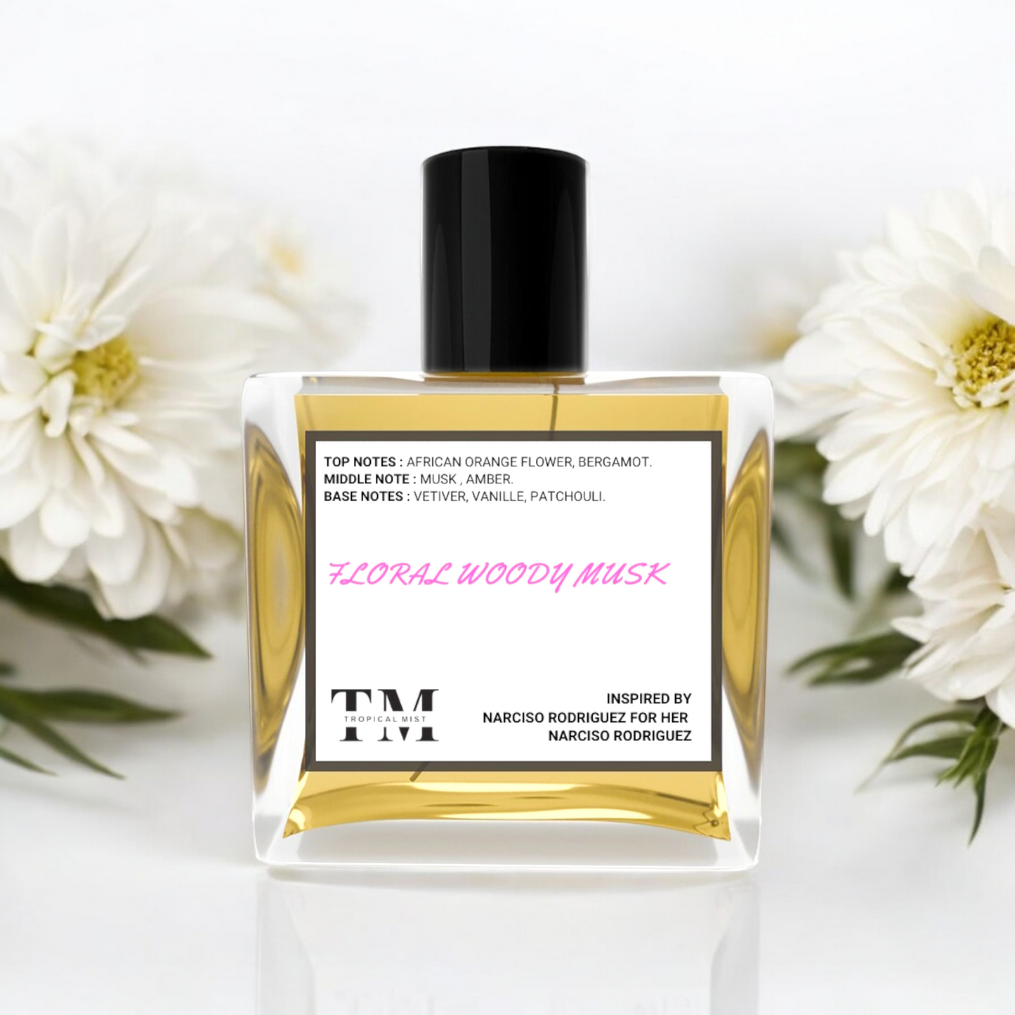 Floral woody musk- Inspired by Narciso Rodriguez For Her ( Black )