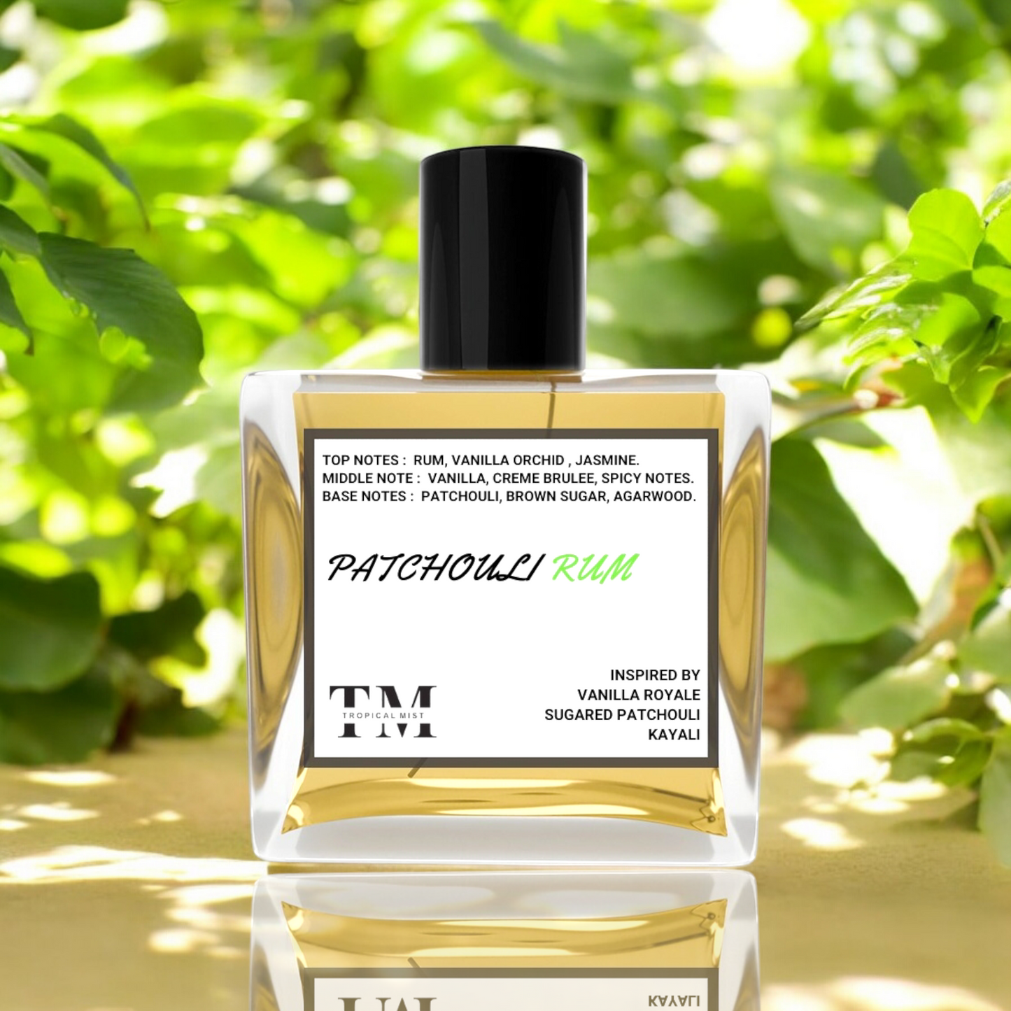 Patchouli rum- inspired by Vanilla Royale Sugared Patchouli Kayali