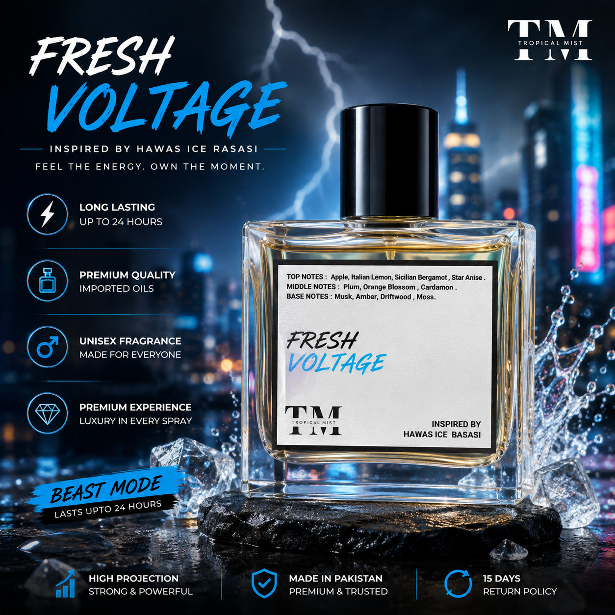 Fresh voltage - Inspired by Hawas Ice Rasasi