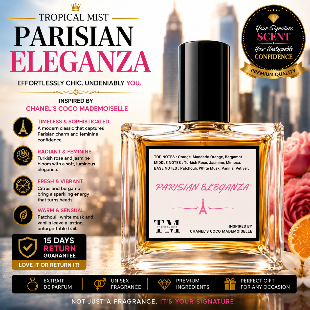 Parisian eleganza - Inspired by Mademoiselle