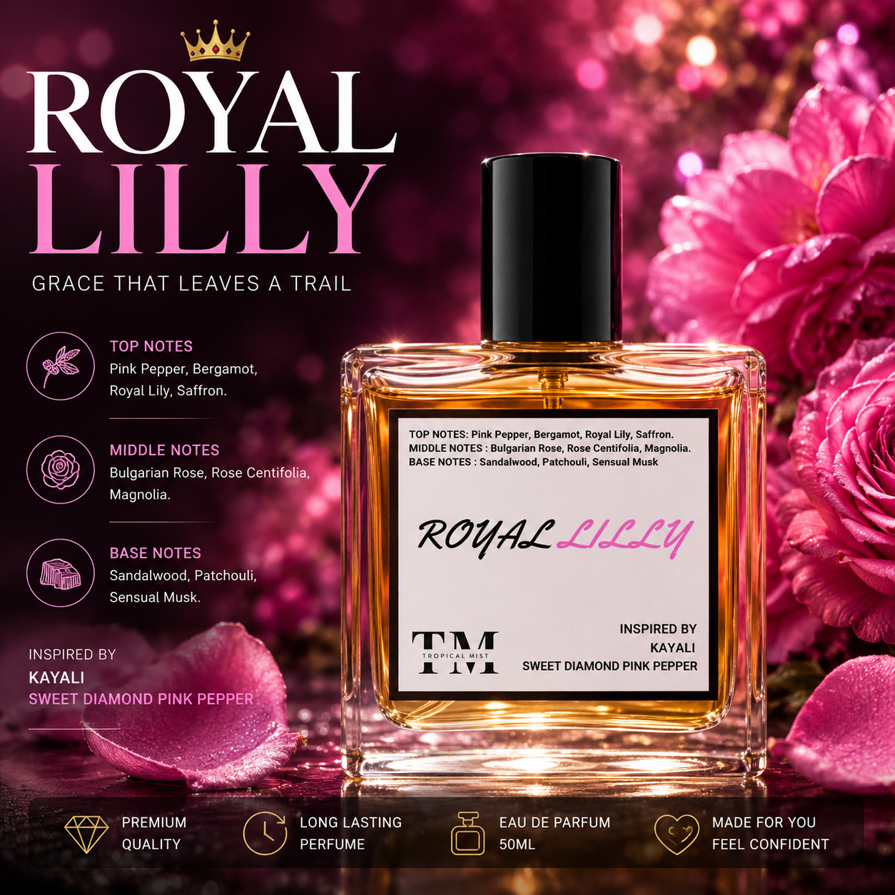 Royal lilly - Inspired by Sweet Diamond Pink Pepper KayAli