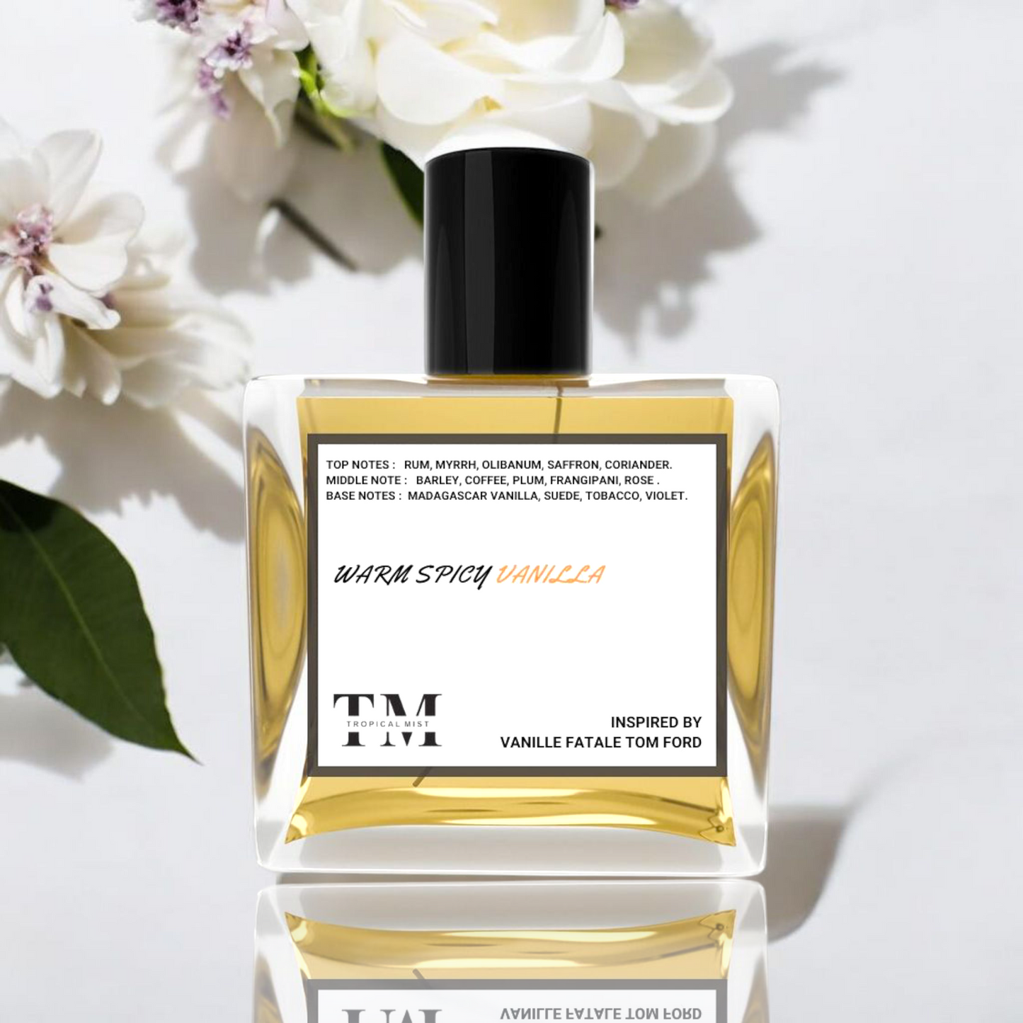 Warm spicy vanilla- Inspired by Vanille Fatale Tom Ford