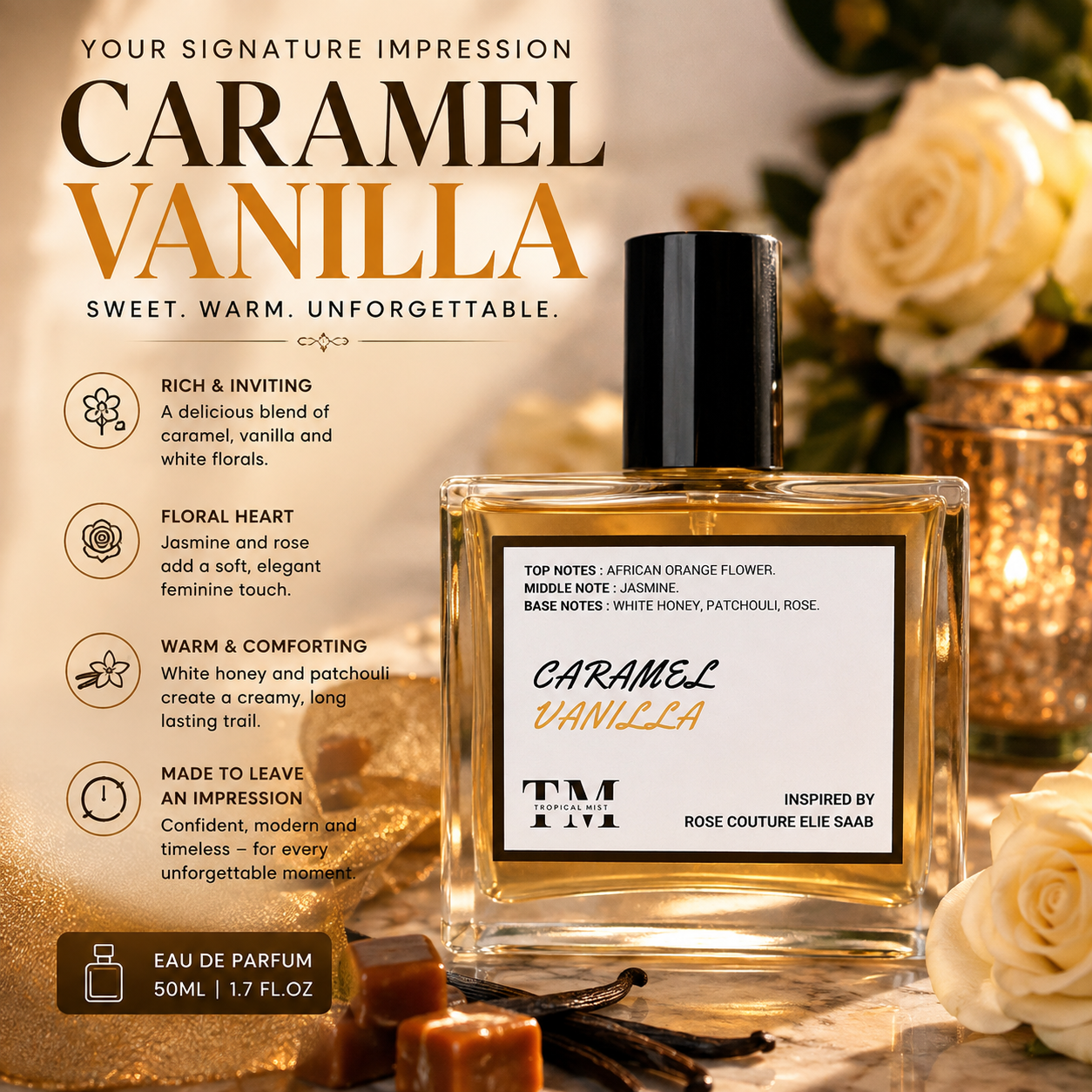 Caramel vanilla - Inspired by Rose Couture Elie Saab