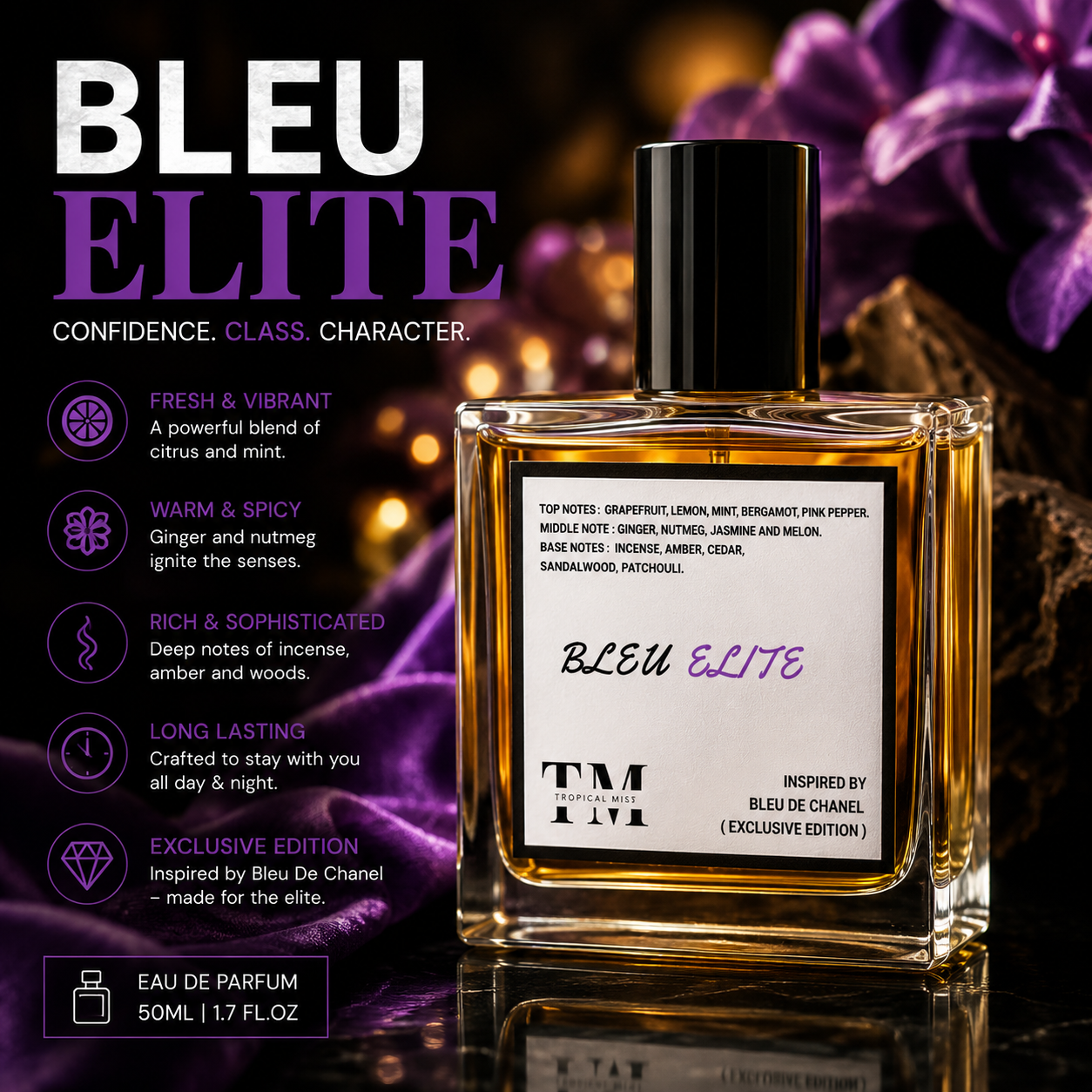 Bleu elite - Inspired by Bleu de chanel ( Exclusive Edition )