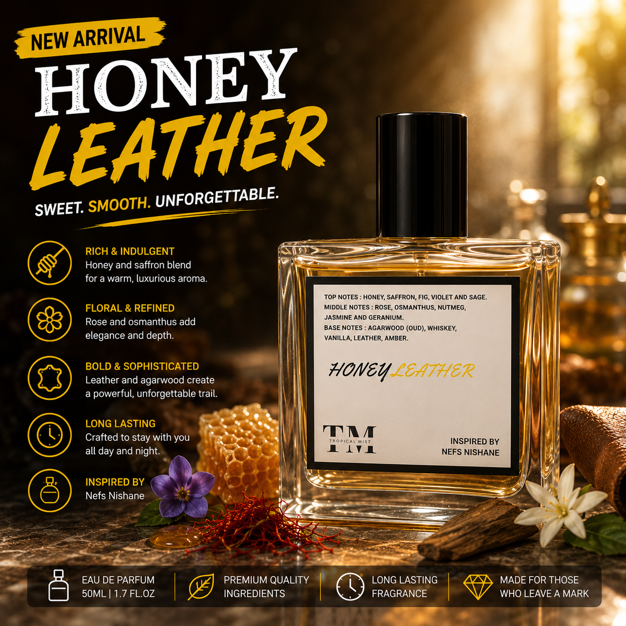 Honey leather - Inspired by Nefs Nishane
