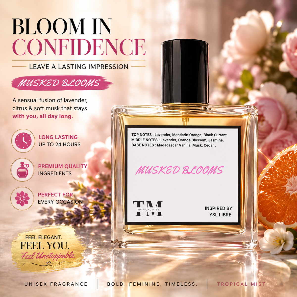 Musked blooms - Inspired by Libre