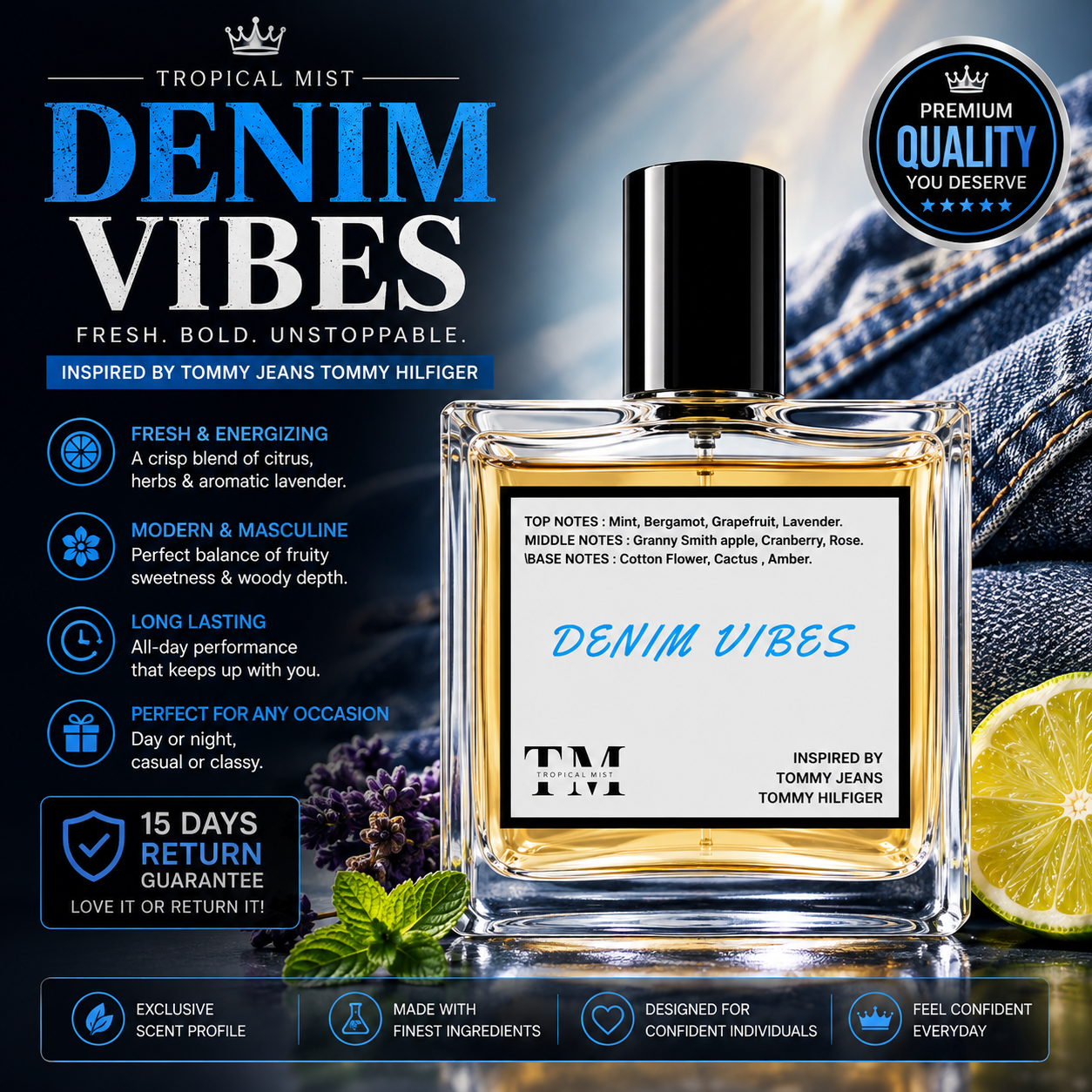 Denim Vibes - Inspired by Tommy Jeans