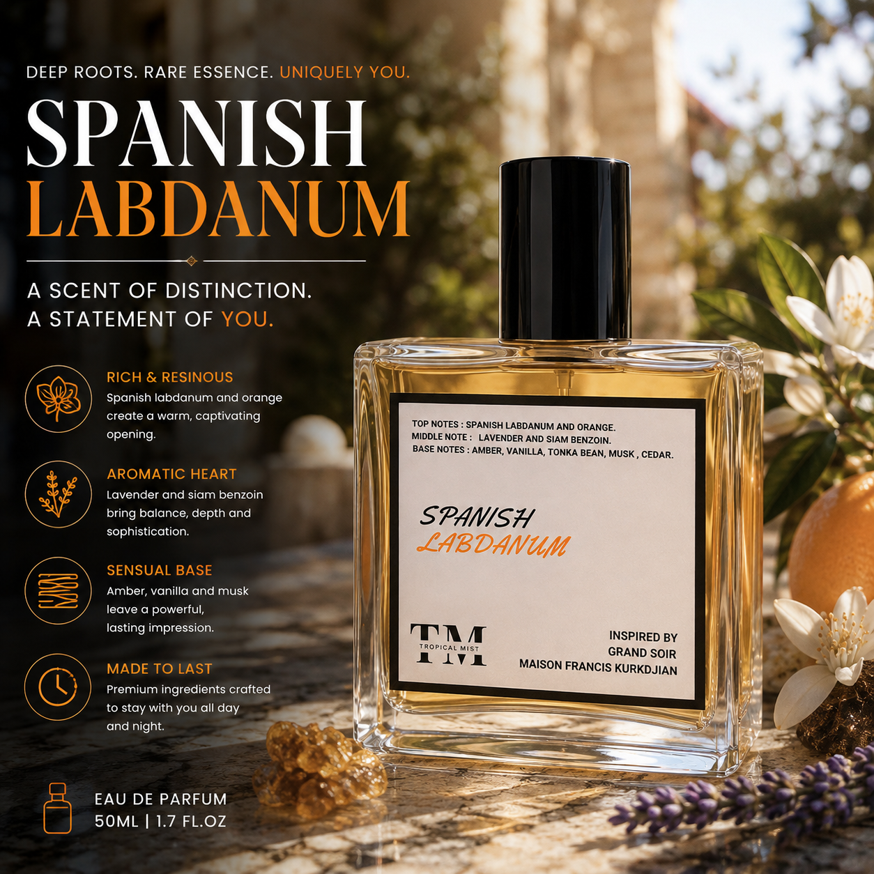 Lavender vanilla musk - Inspired by Grand Soir Mfk's