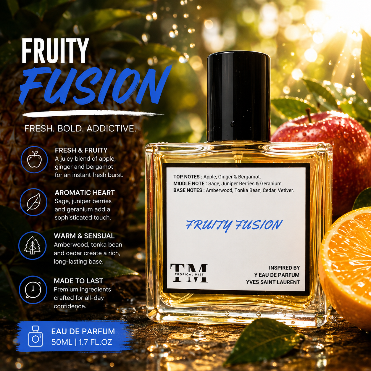 Fruity fusion - Inspired by Ysl y eau d parfum