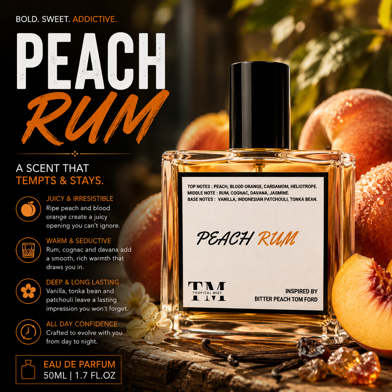 Peach rum - Inspired by Bitter Peach Tom Ford