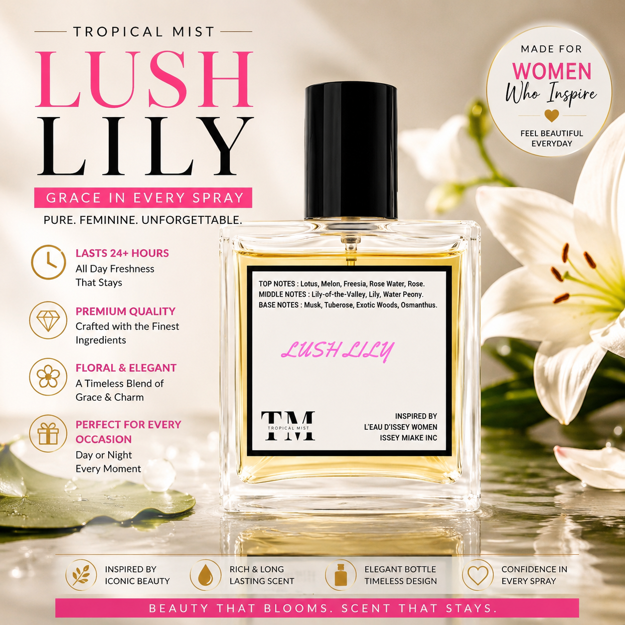 Lush lily - Inspired by L'Eau D'issey Women