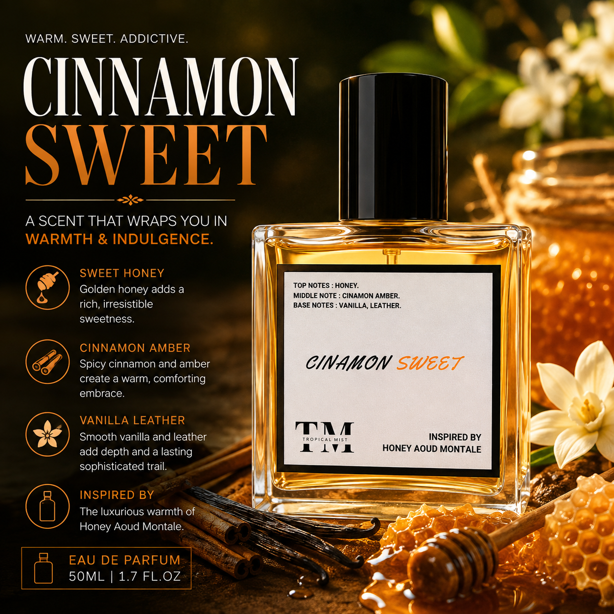 Cinammon sweet - Inspired by Honey oud Montale