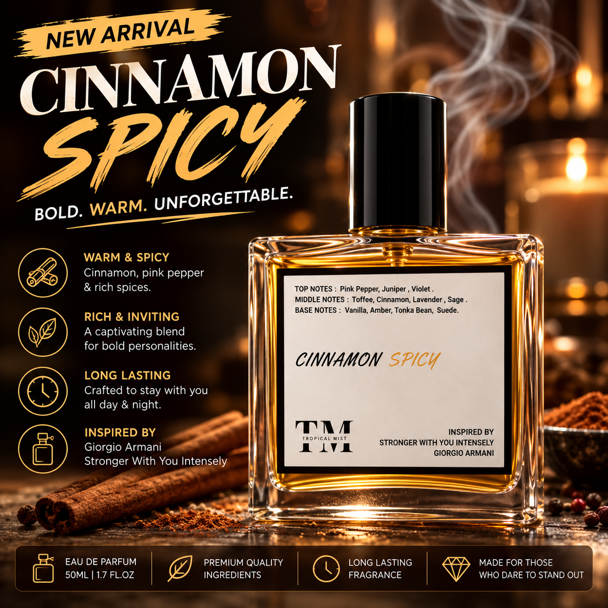Cinnamon spicy - Inspired by Stronger With You Intensely