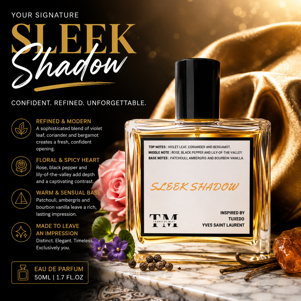 Sleek shadow - Inspired by Tuxedo Ysl