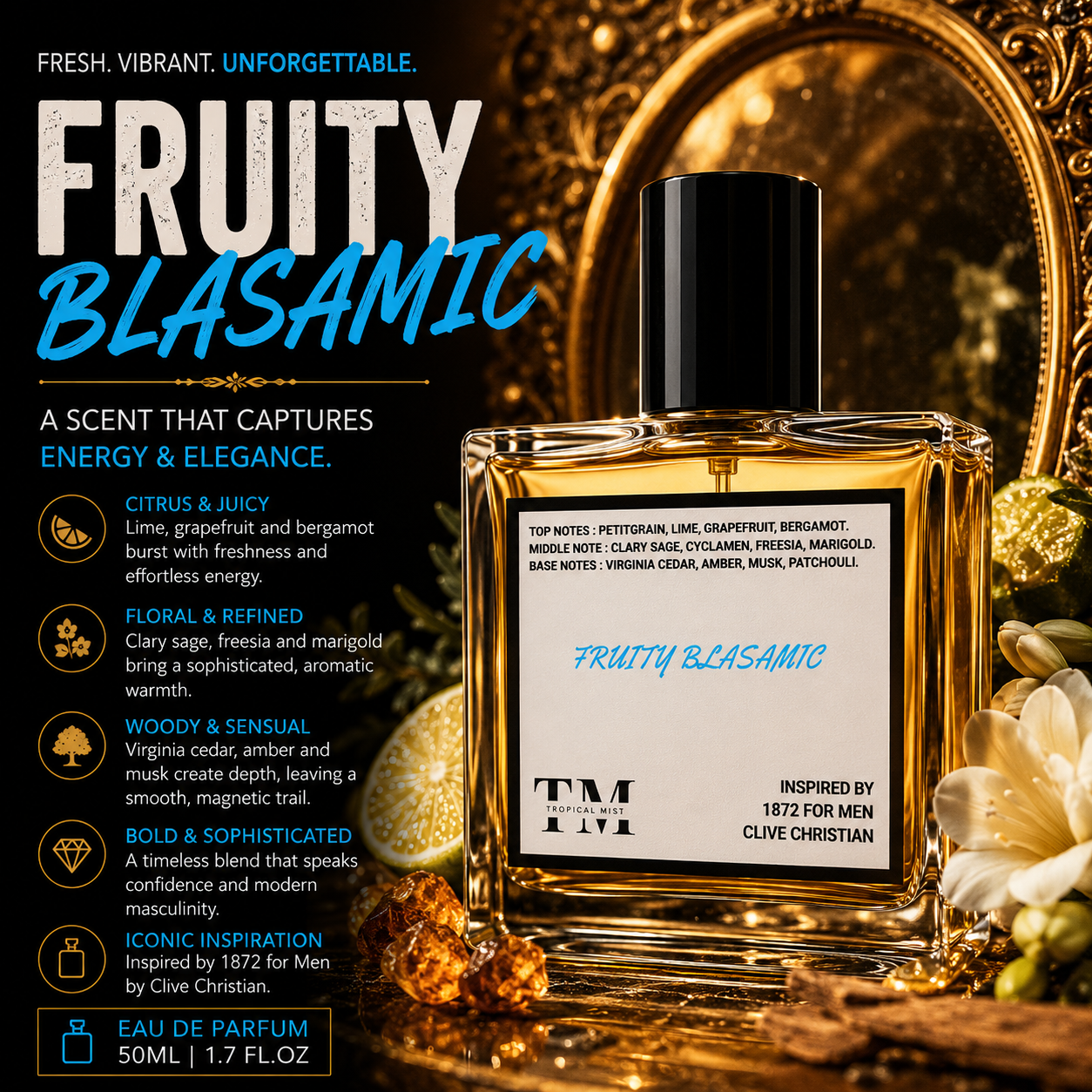 Fruity blasamic - Inspired by 1872 For Men Clive Christian