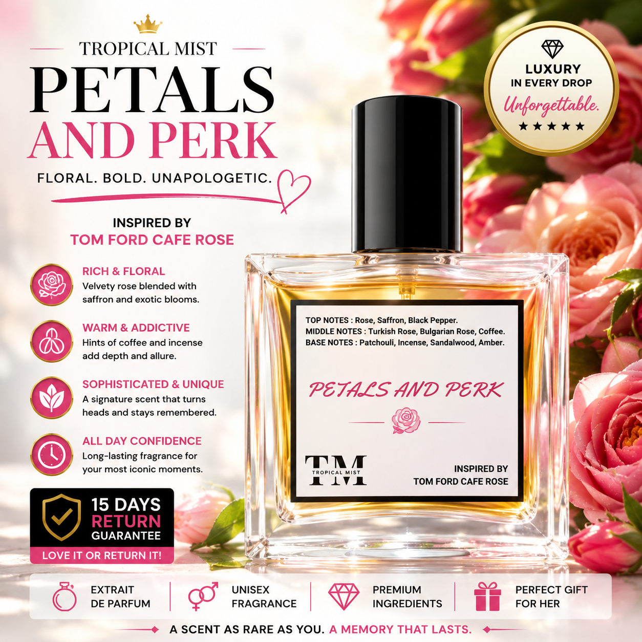 Petals Perk - Inspired by Cafe Rose