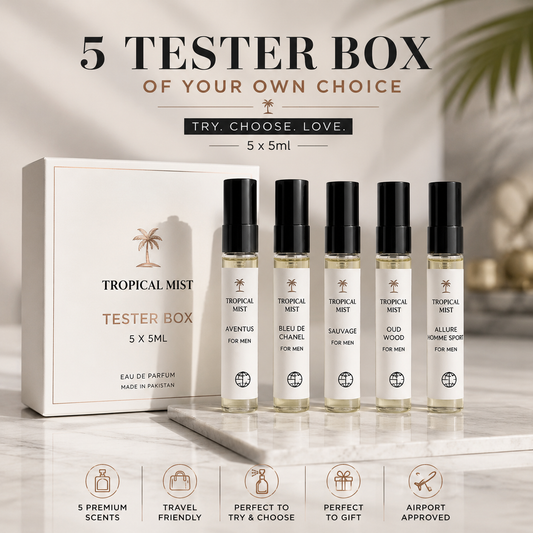 Choose your own 5 scents 5ml each .