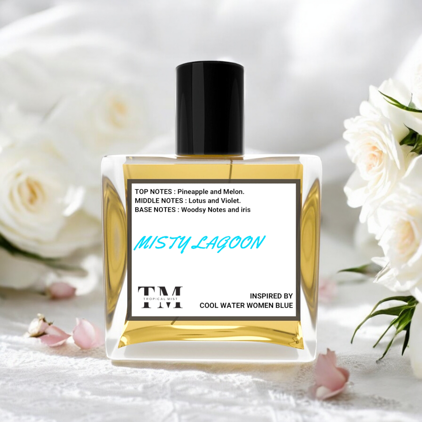 Misty lagoon - Inspired by Cool water Woman Blue