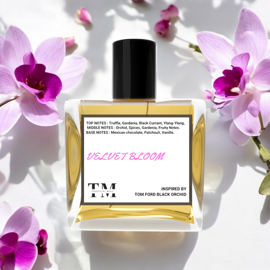Velvet bloom - Inspired by Black Orchid