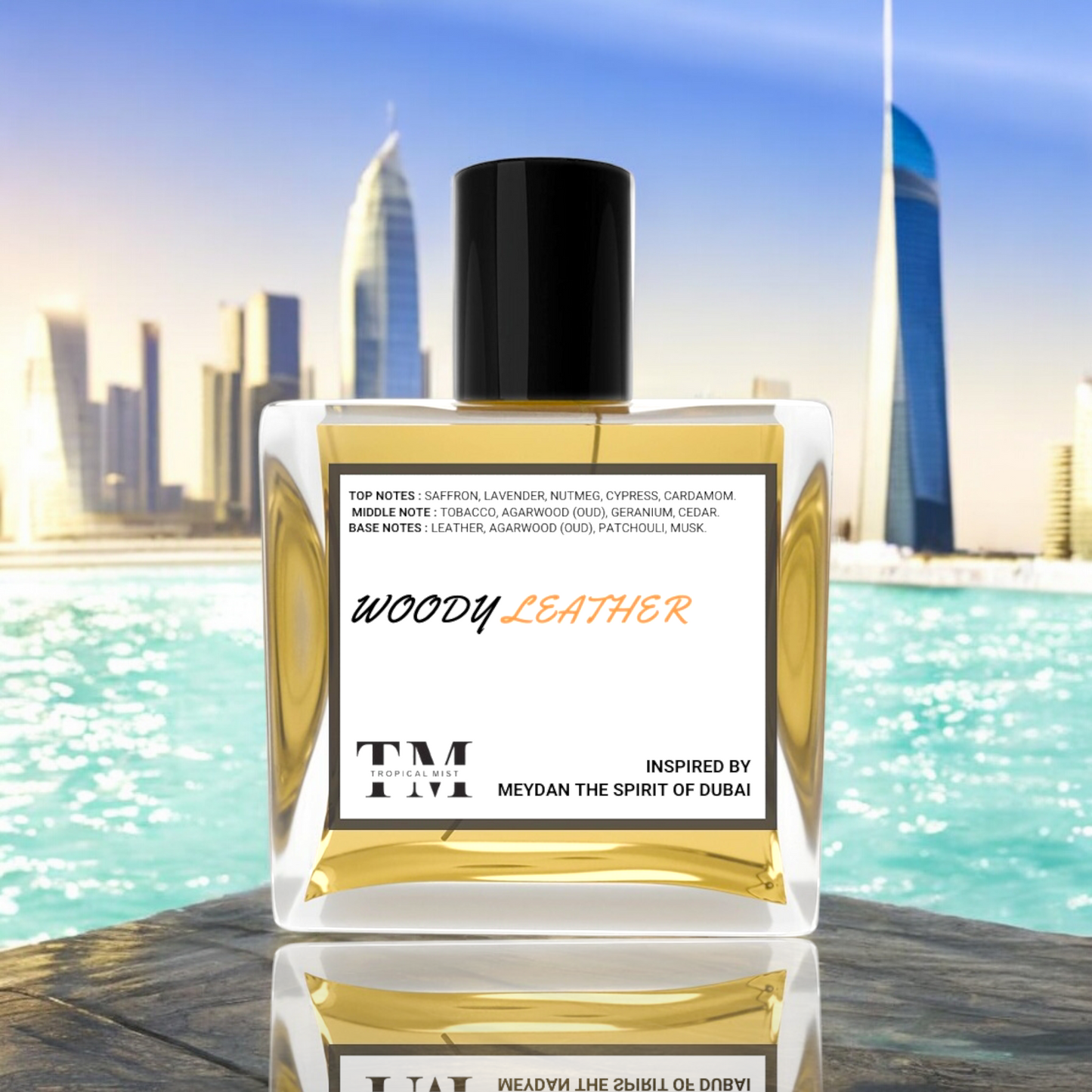 Woody leather  - Inspired by Meydan The Spirit of Dubai
