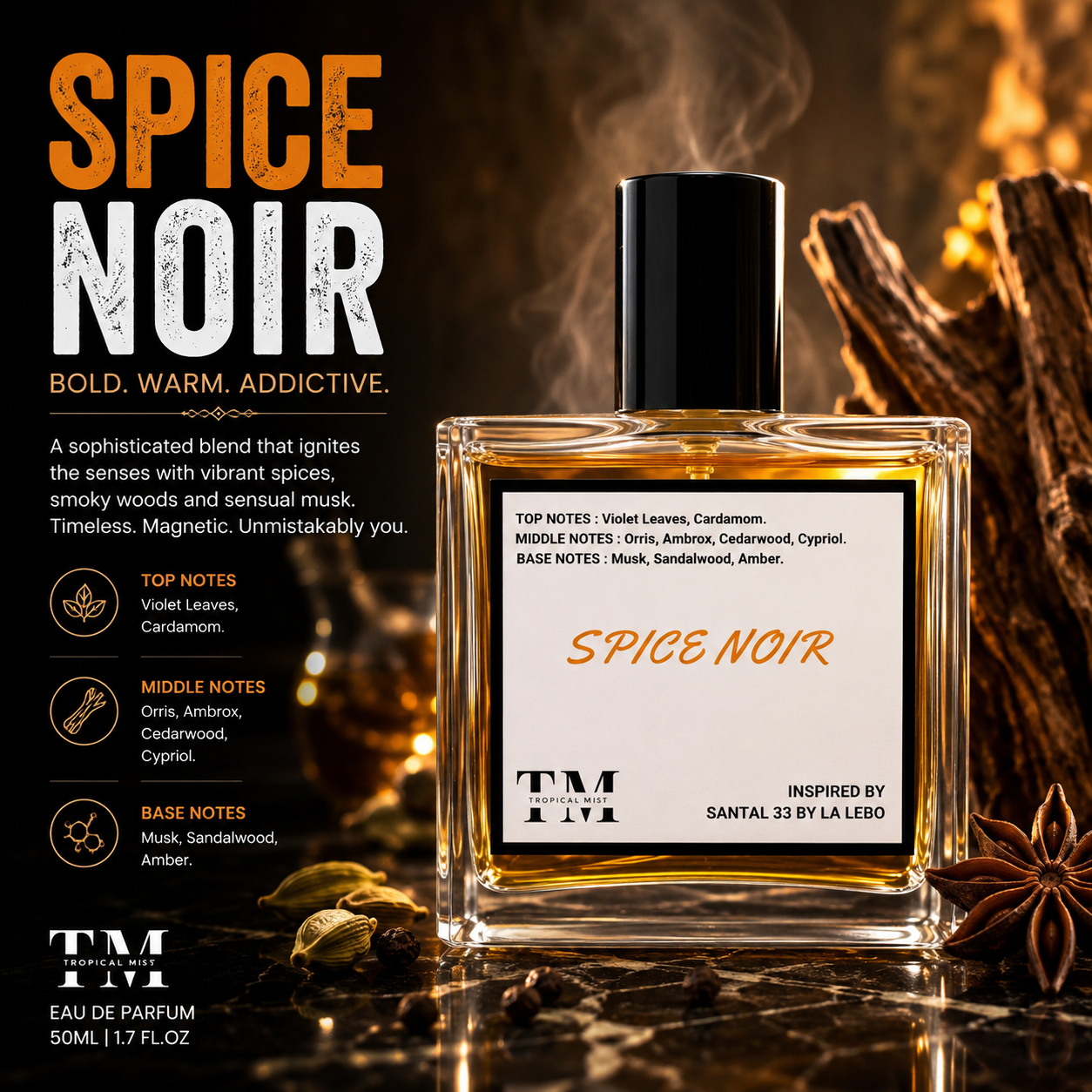 Spice noir - Inspired by Santal 33 LaLebo