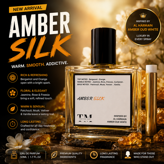 Amber Silk - Inspired by Al harmain amber oud white