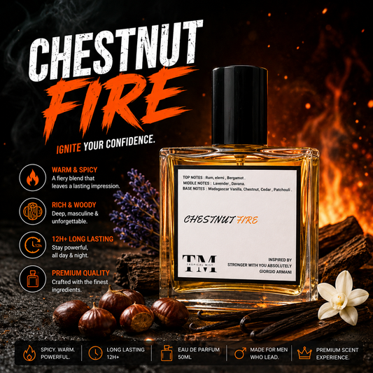 Chestnut fire - Inspired by Stronger With You Absolutely Giorgio Armani