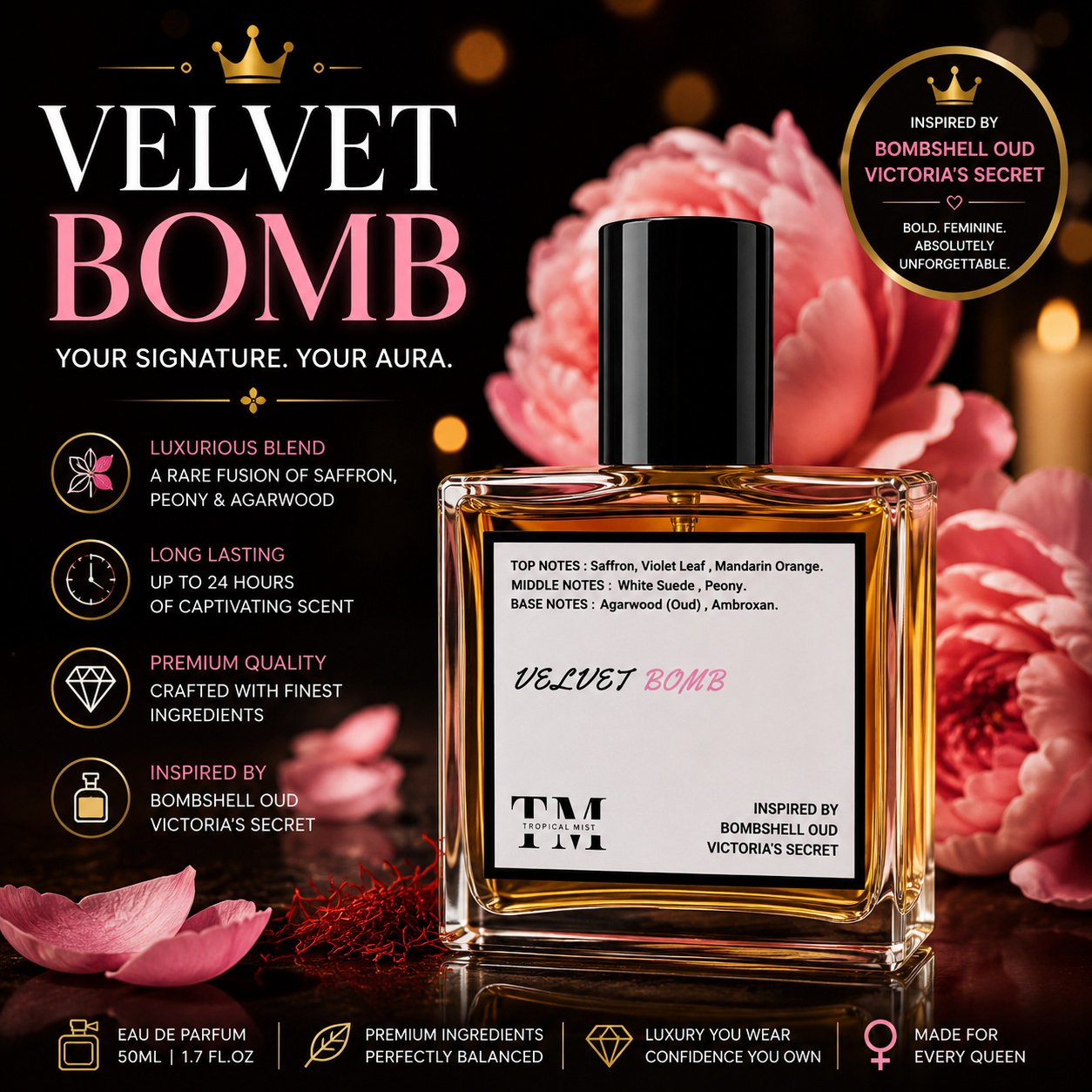 Velvet Bomb - Inspired By Bombshell Oud Victoria's Secret