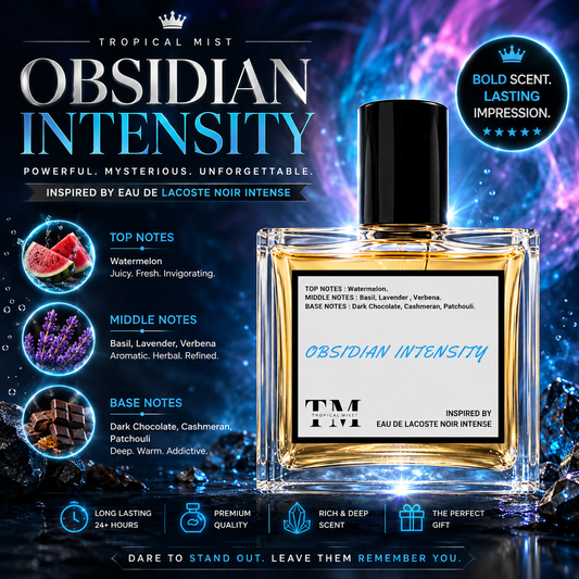 Obsidian Intensity  - Inspired by Eau De Lacoste Noir Intense