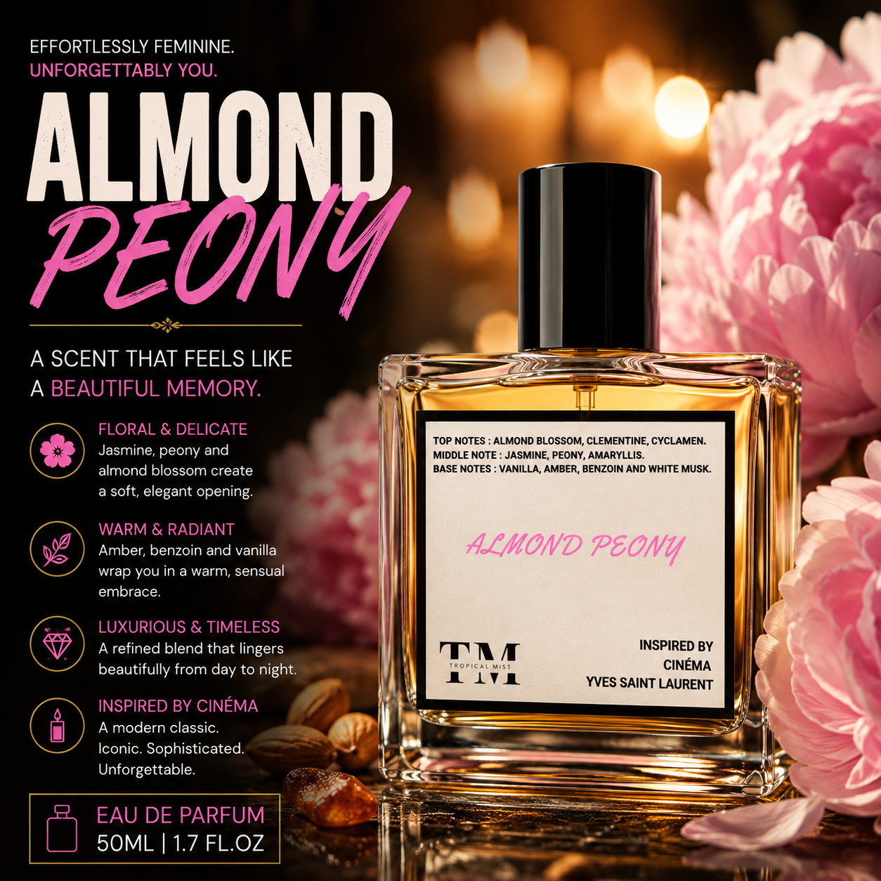 Almond Peony - Impression Of  Cinéma Yves Saint Laurent