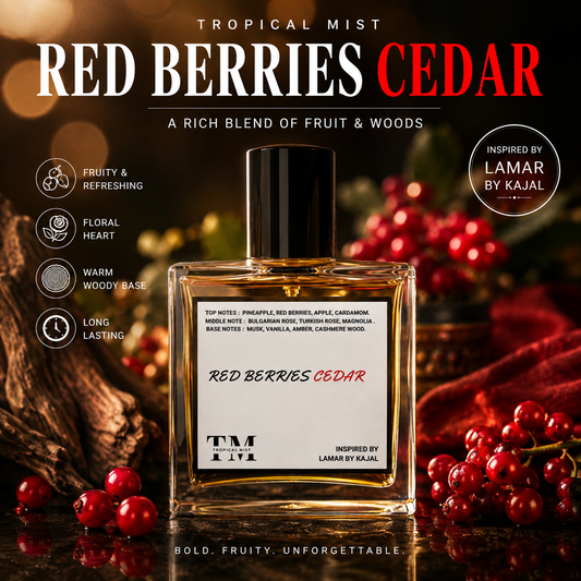 Red berries cedar- Inpired by Lamar Kajal