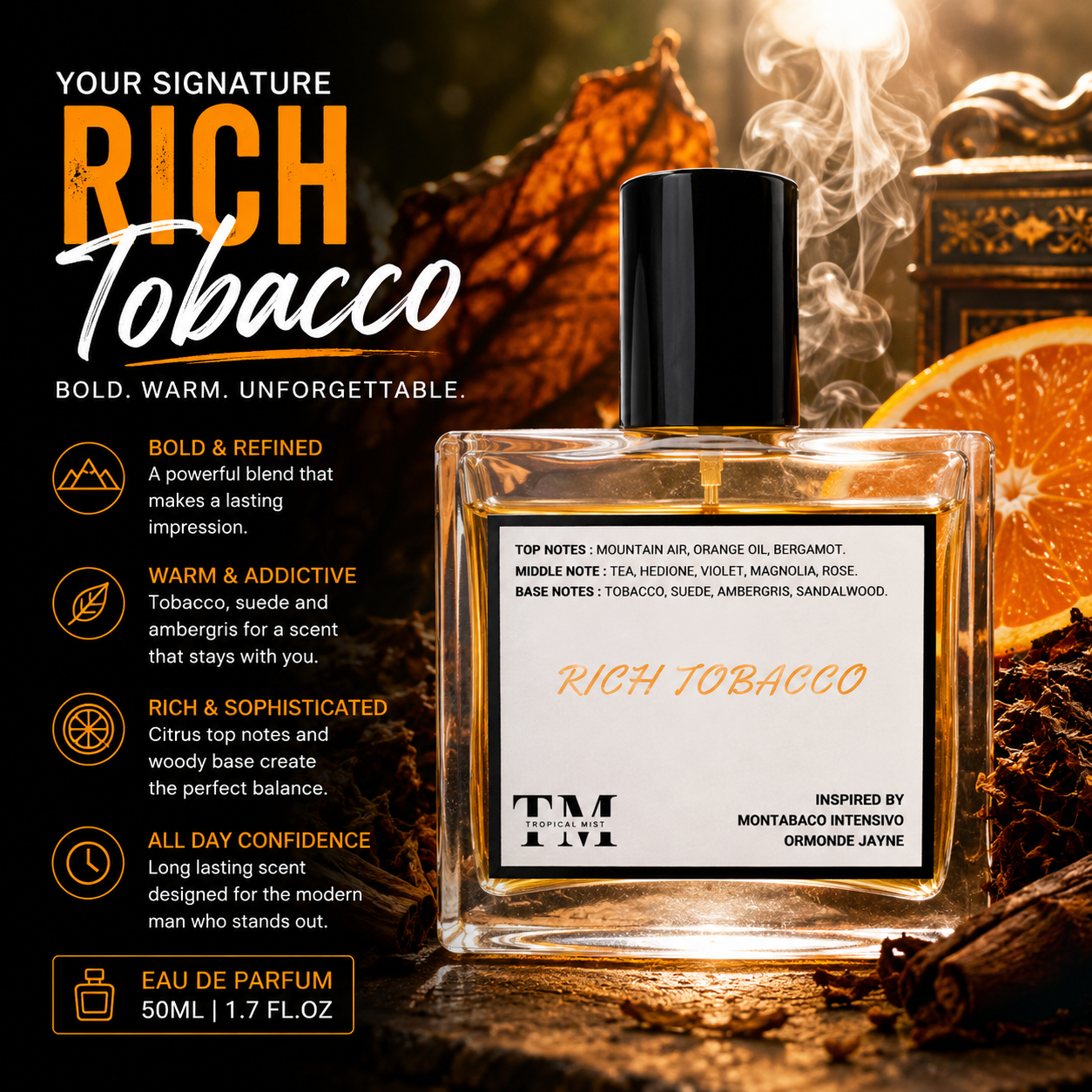 Rich tobacco- Inspired by Montabaco Intensivo Ormonde Jayne