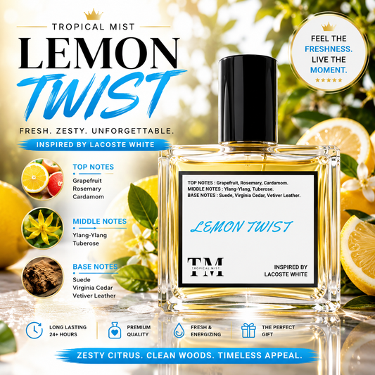 Lemon twist - Inspired by Lacoste White