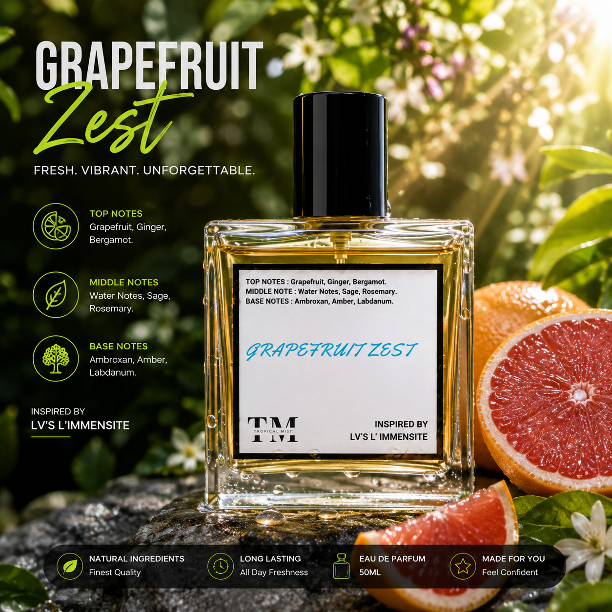Grapefruit zest - Inspired by L' Immensite