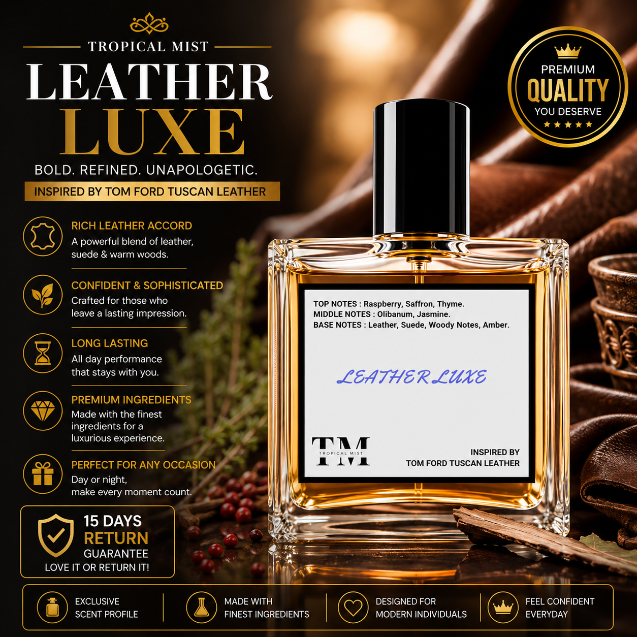 Leather luxe - Inspired by Tuscan Leather