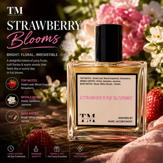 Strawberry blooms - Inspired by Daisy
