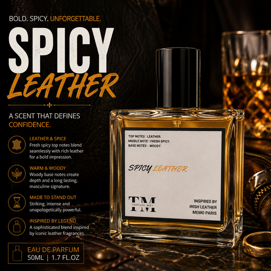 Spicy leather - inspired by Irish Leather  Memo Paris