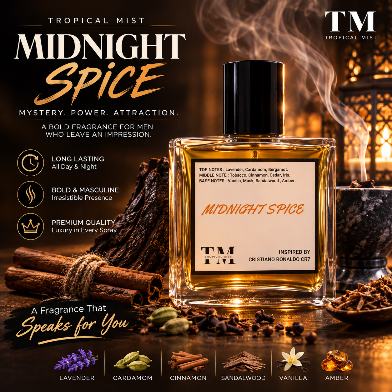 Midnight spice - Inspired by Cr7 Cristiano Ronaldo