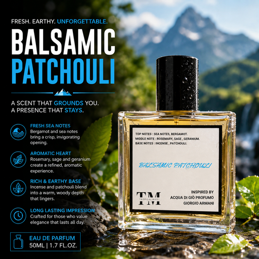 Balsamic patchouli - Inspired by Acqua di Giò Profumo  Giorgio Armani