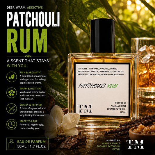 Patchouli rum- inspired by Vanilla Royale Sugared Patchouli Kayali