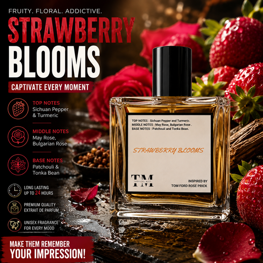 Strawberry Blooms - Inspired by Rose Prick