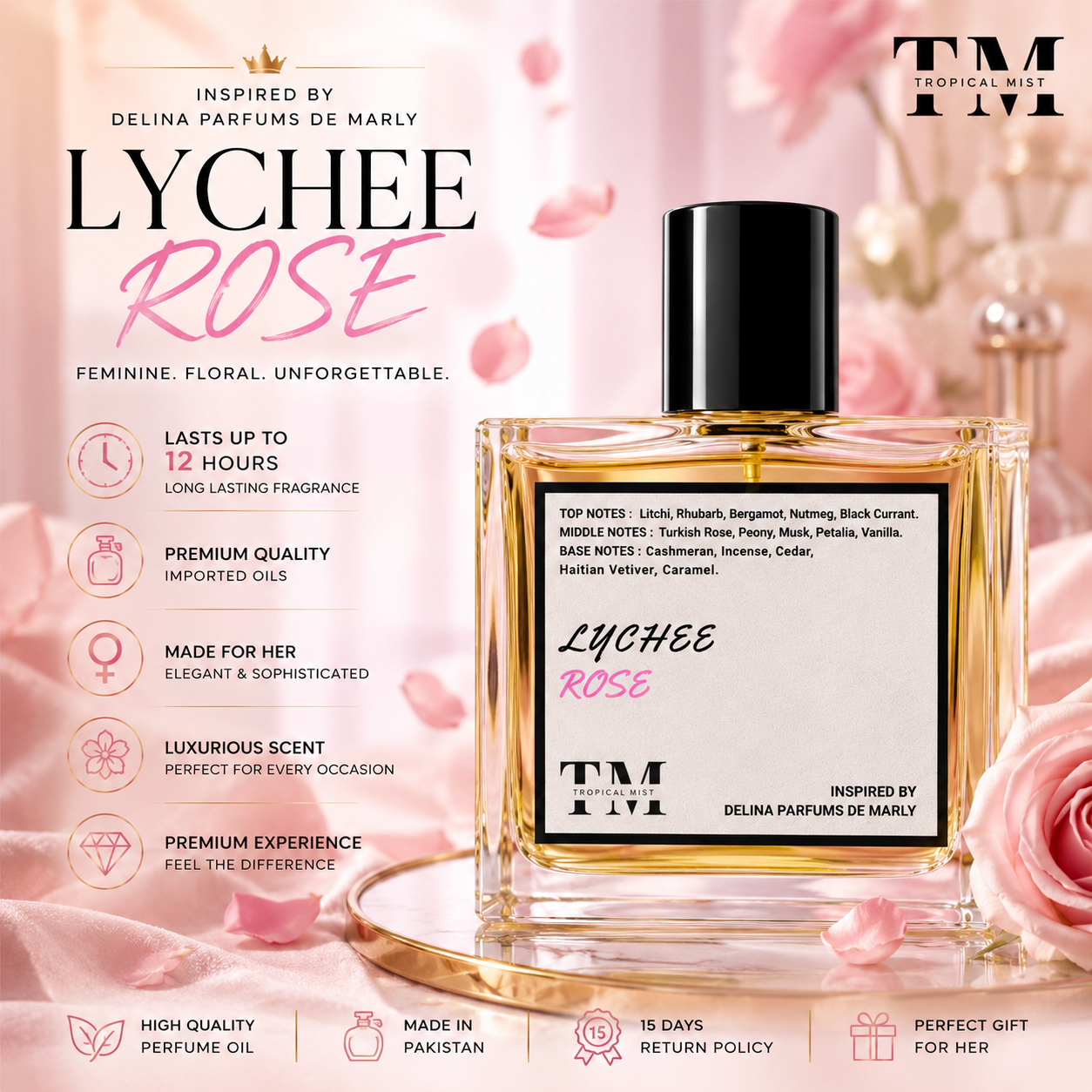 Lychee rose - Inspired by Delina Parfums de Marly