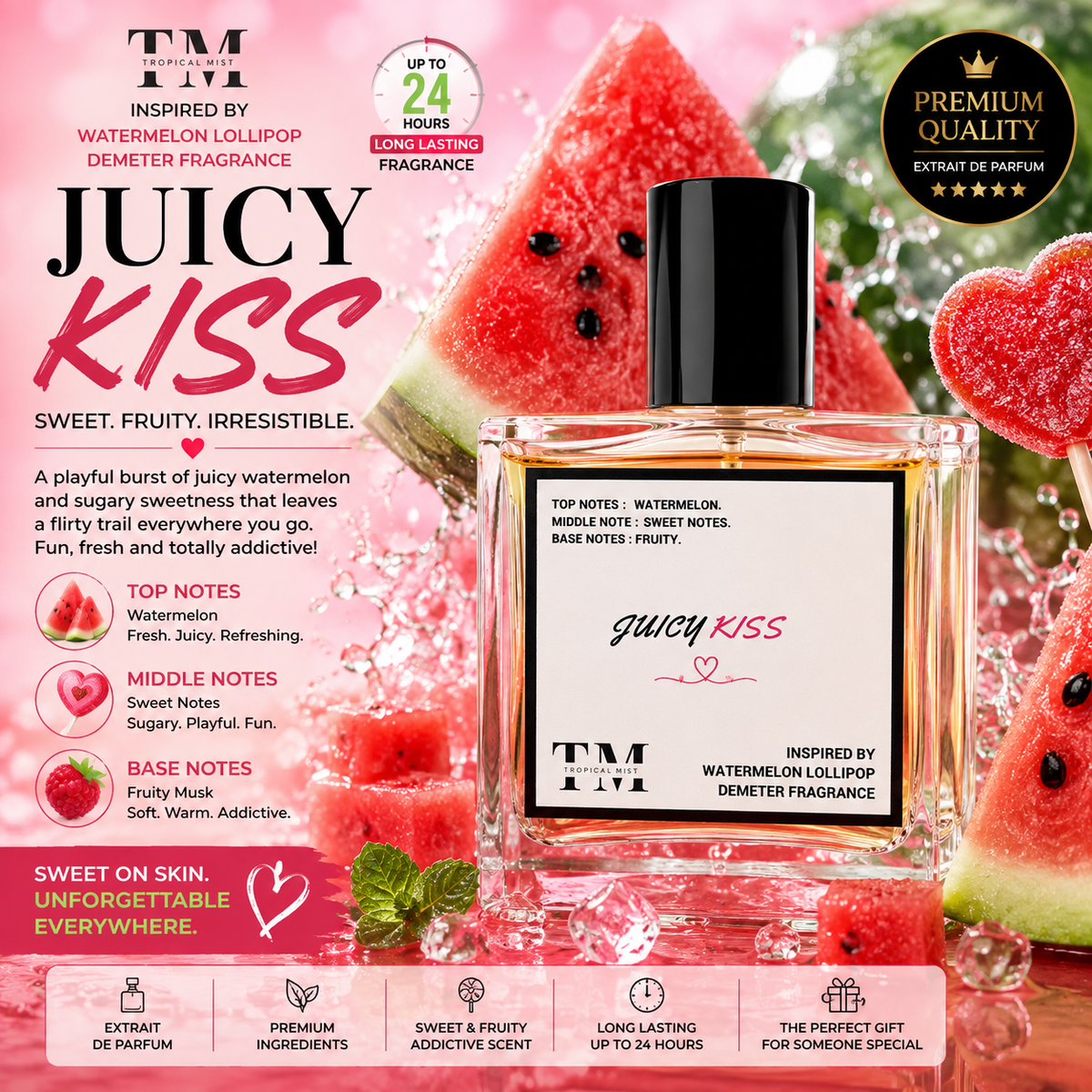 Juicy kiss - Inspired by Watermelon Lollipop Demeter Fragrance