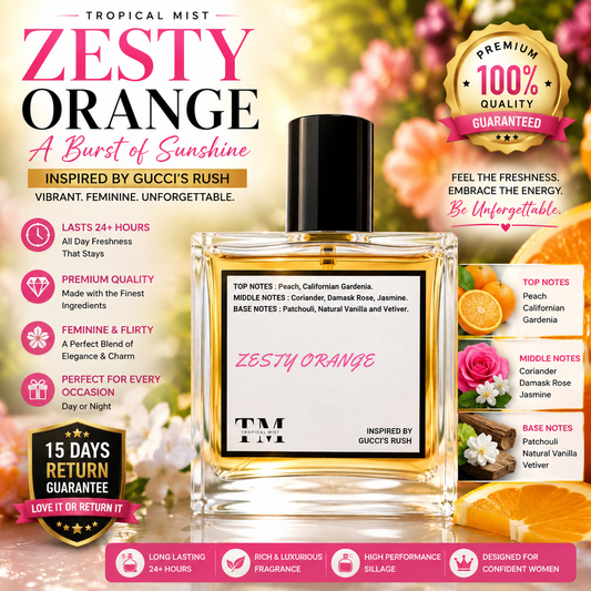 Zesty orange - Inspired by Rush Gucci