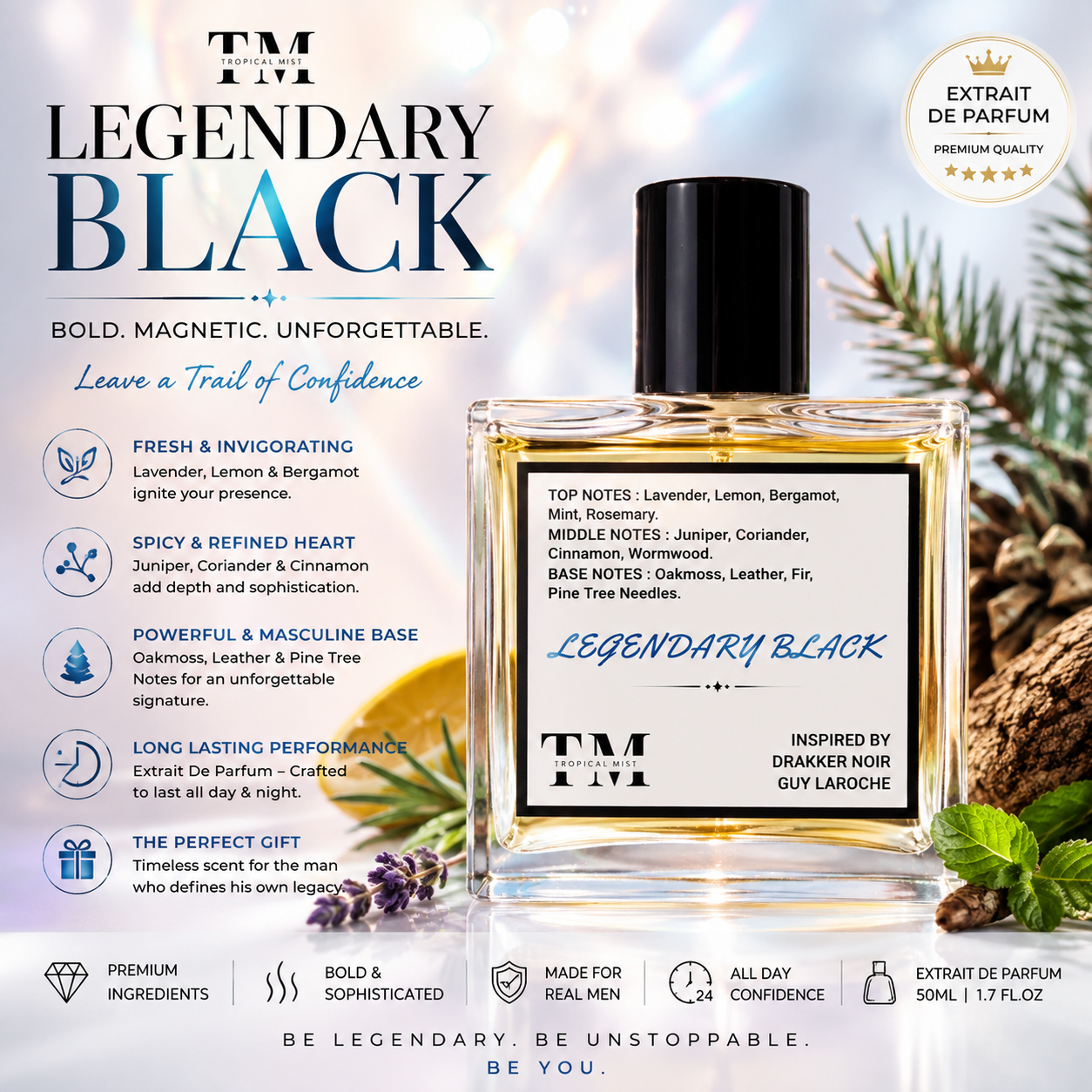 Legendary Black - Inspired by Drakkar Noir