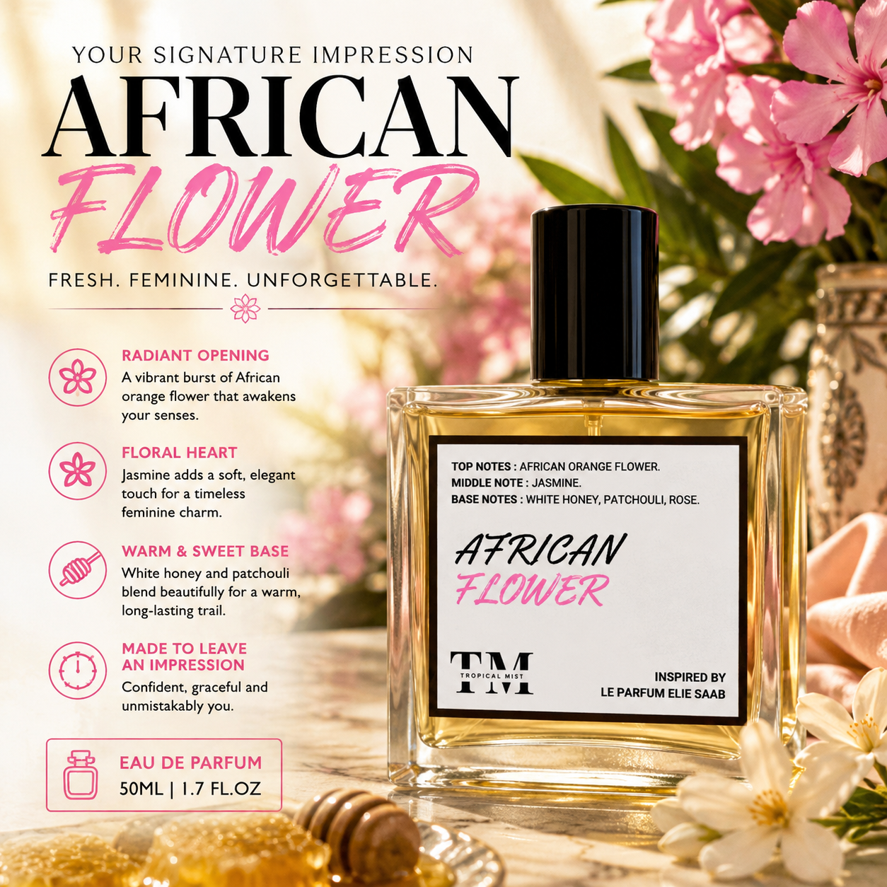 African flower - Inspired by Le Parfum Elie Saab
