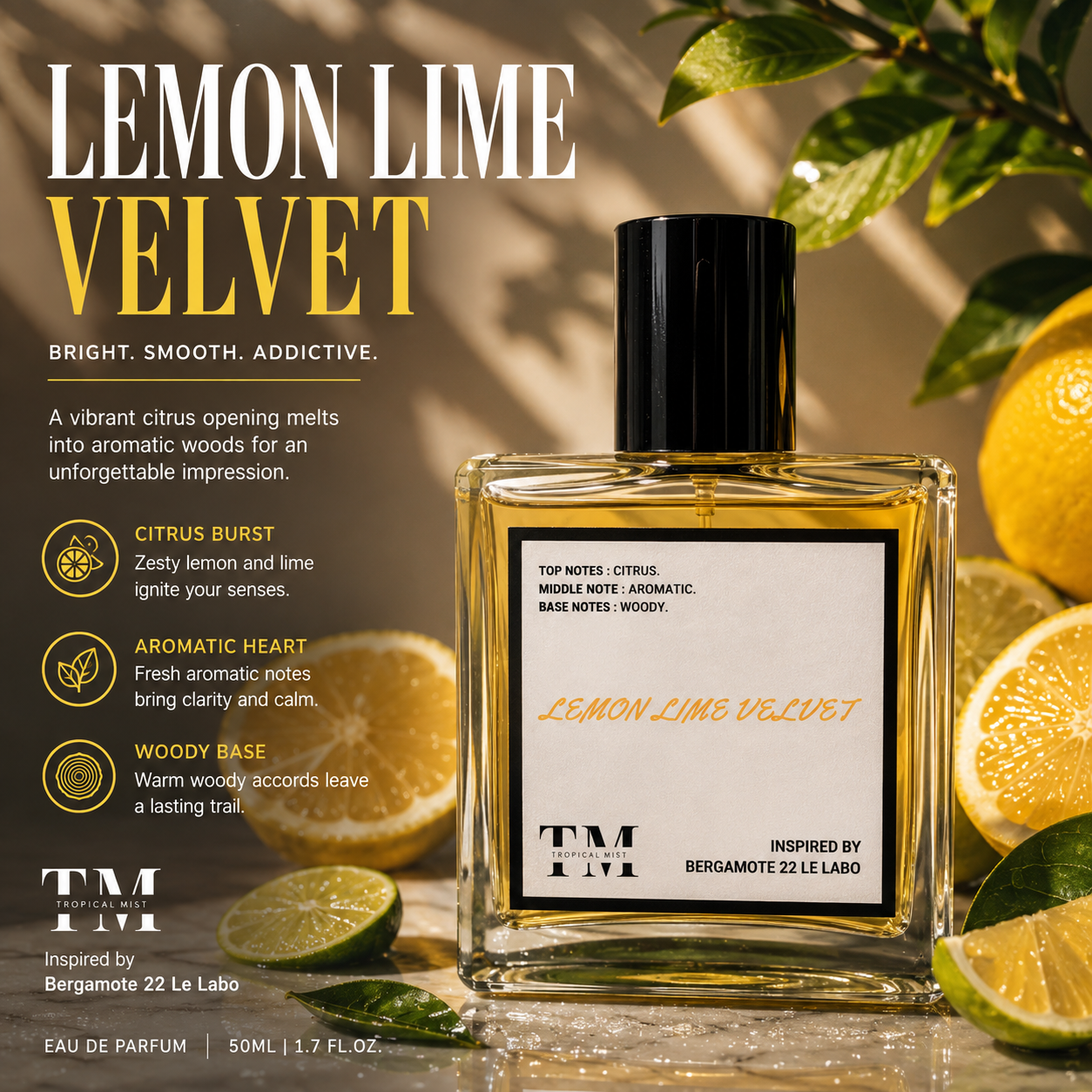 Lemon lime velvet - Inspired by Bergamote 22 Lelabo