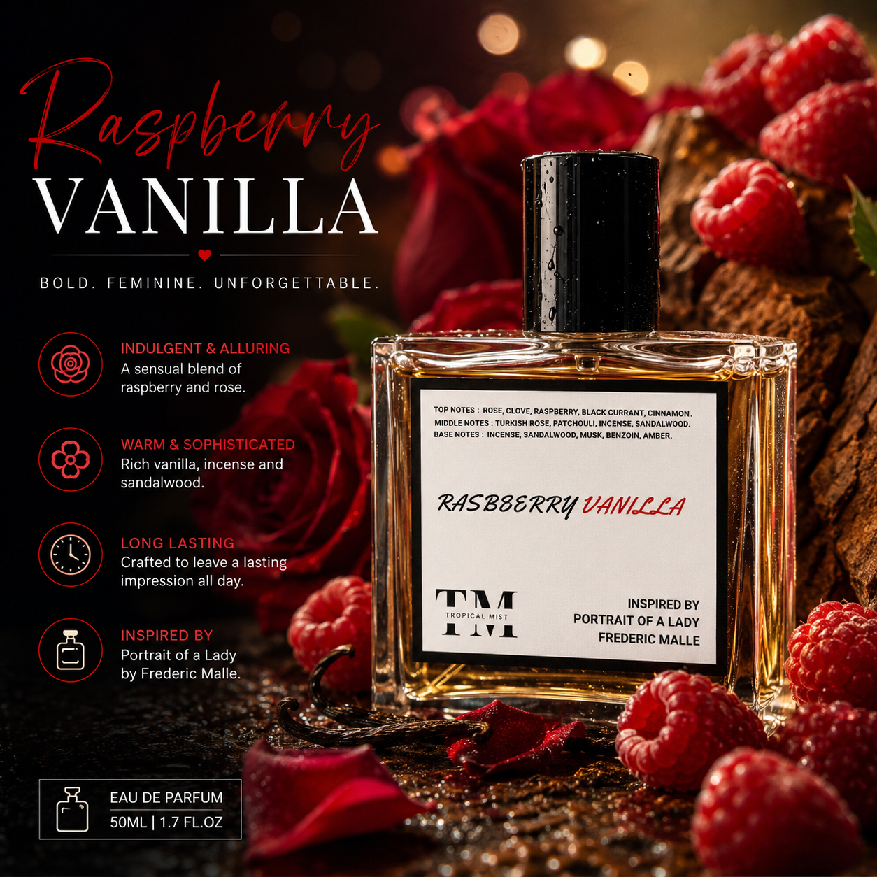 Rasberry vanilla - Inspired by Portrait of a Lady Frederic Malle