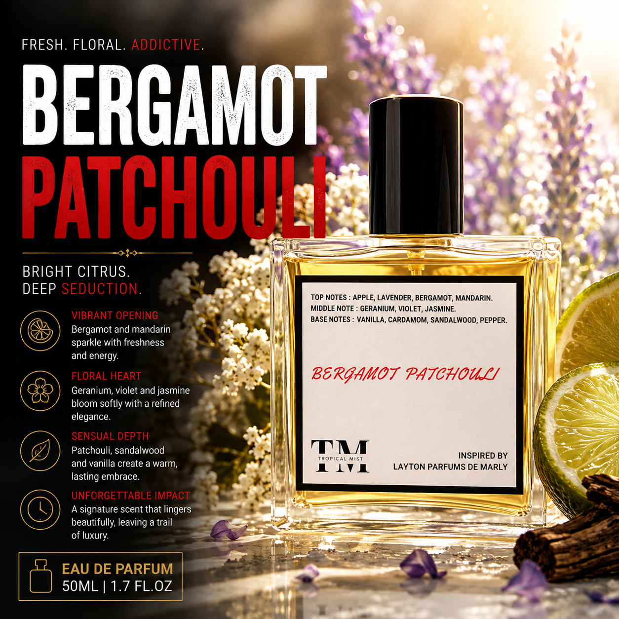 Bergamot patchouli - Inspired by Layton Parfums de Marly