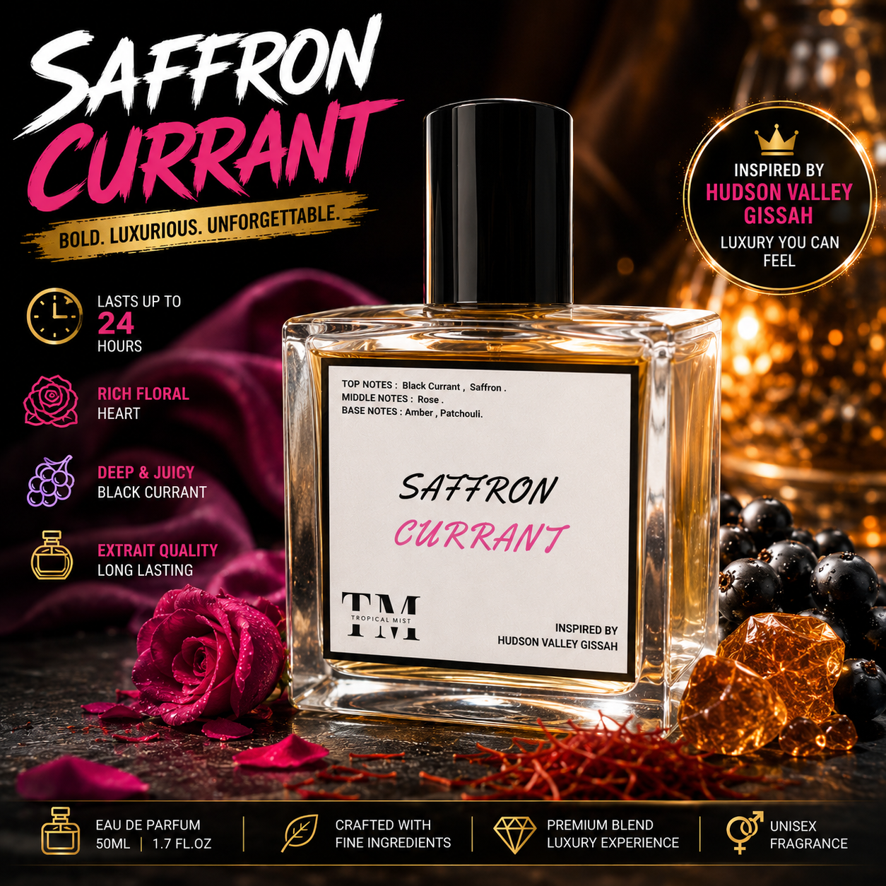 Saffron Currant - Inspired By  Hudson Valley Gissah